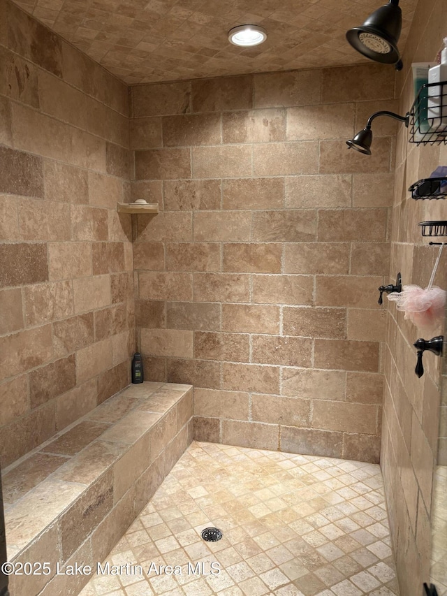 856 Windermere W Pkwy, Alexander City, AL 35010 - bathroom featuring tiled shower