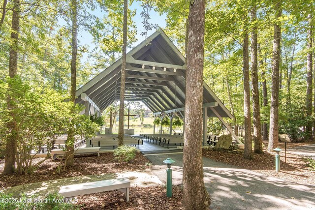 view of home's community featuring a gazebo