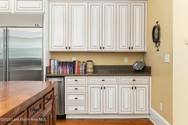 476 Pear Tree Rd, Auburn, AL 36830 - kitchen featuring stainless steel built in fridge