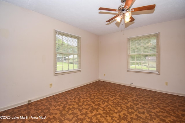 1330 Pearson Chapel Rd, Alexander City, AL 35010 - spare room with ceiling fan and baseboards