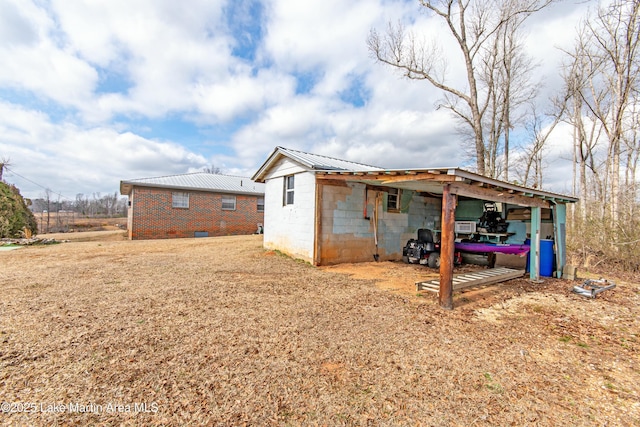 view of rear view of property