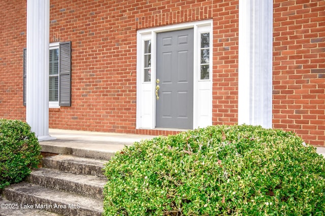 view of entrance to property