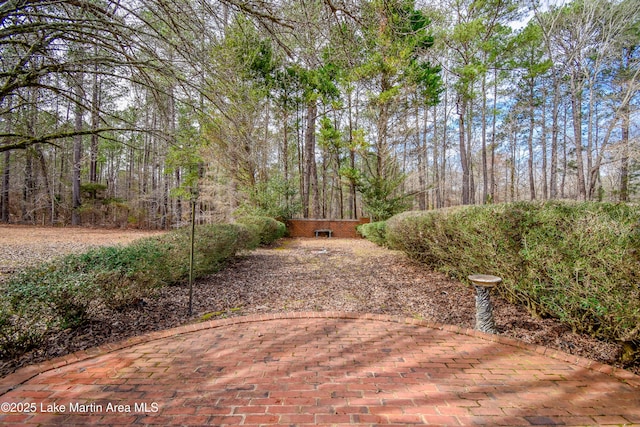 surrounding community with a patio area