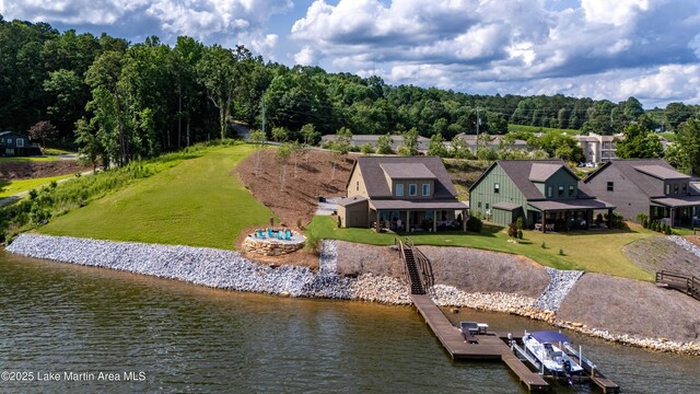 218 Williams Rd, Alexander City, AL 35010 - view from above of property featuring a nearby body of water
