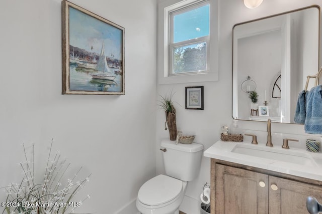 218 Williams Rd, Alexander City, AL 35010 - half bathroom with toilet and vanity