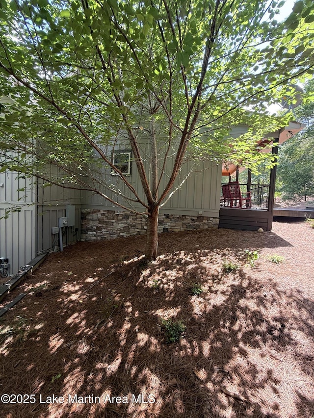 43 Shady Cv, Dadeville, AL 36853 - view of yard with a wooden deck
