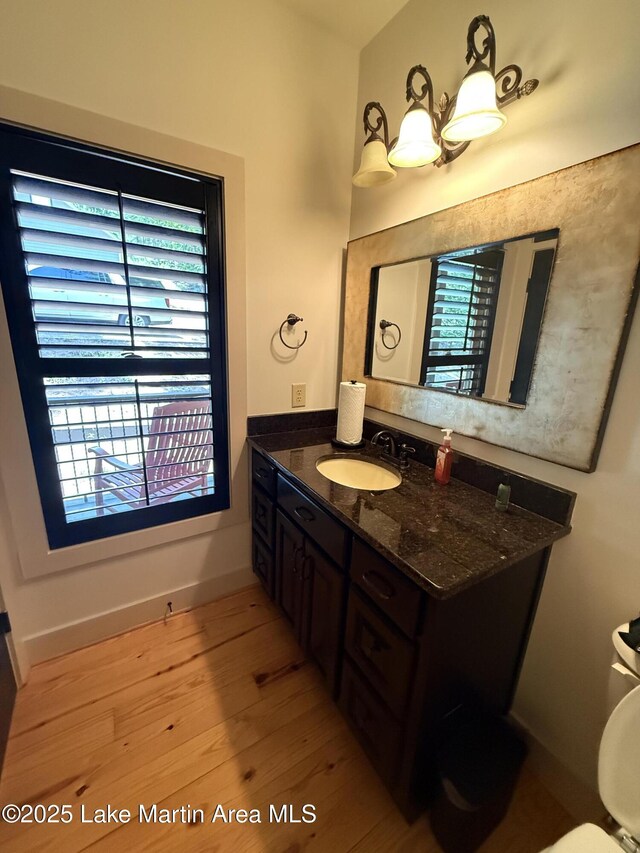43 Shady Cv, Dadeville, AL 36853 - bathroom with wood finished floors and vanity