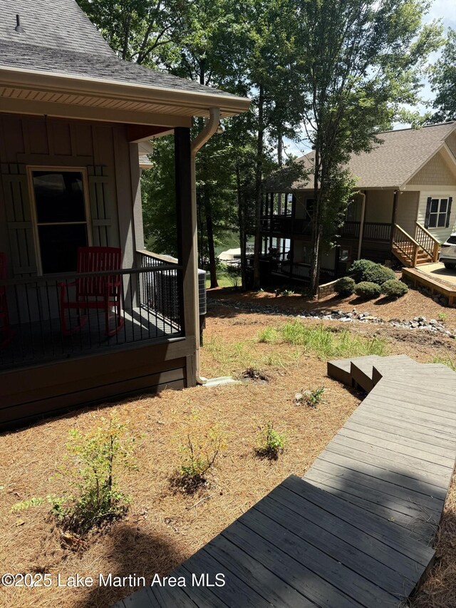 43 Shady Cv, Dadeville, AL 36853 - view of yard featuring a deck