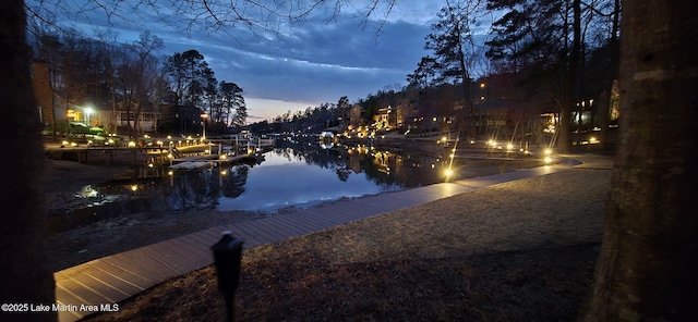 43 Shady Cv, Dadeville, AL 36853 - water view featuring a dock