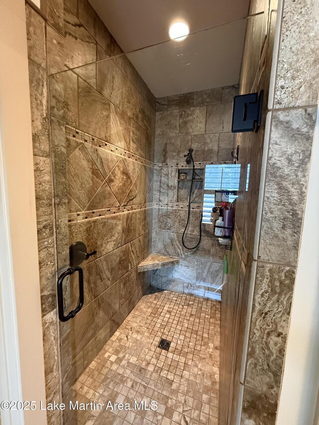 43 Shady Cv, Dadeville, AL 36853 - full bathroom with a stall shower