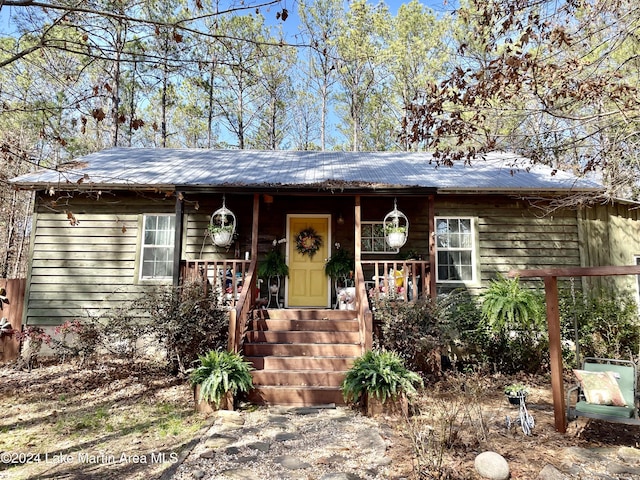 view of ranch-style home