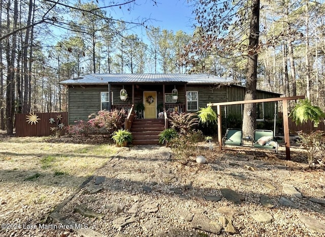 view of ranch-style home