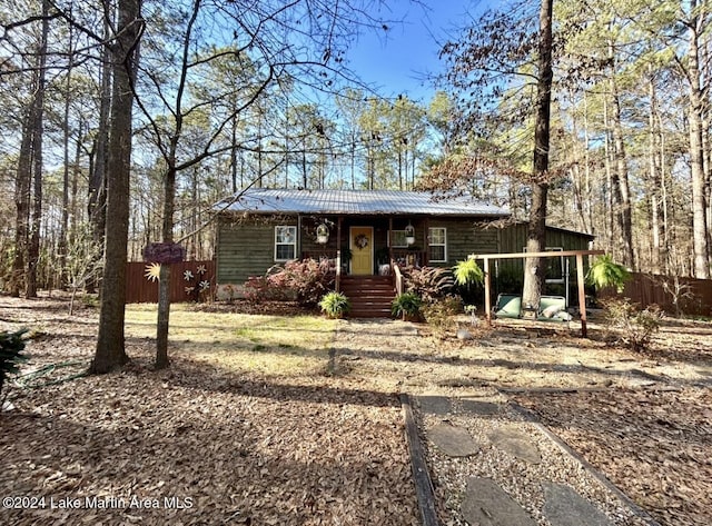 view of ranch-style house