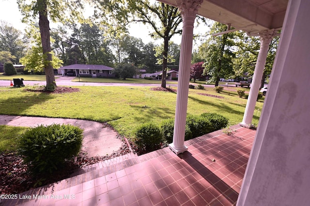 view of yard