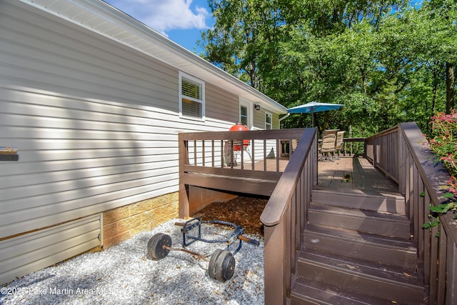 838 Bama Park Rd, Dadeville, AL 36853 - view of wooden terrace