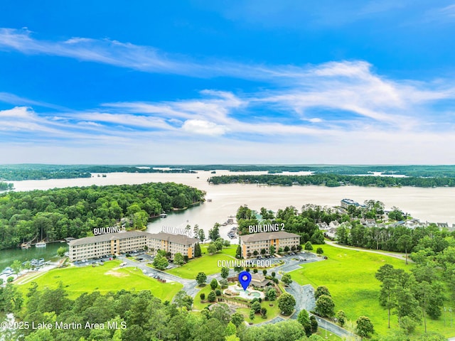64 Stoneview Summit Ct Unit 5206, Dadeville, AL 36853 - aerial view of a large body of water and apartment complex / building