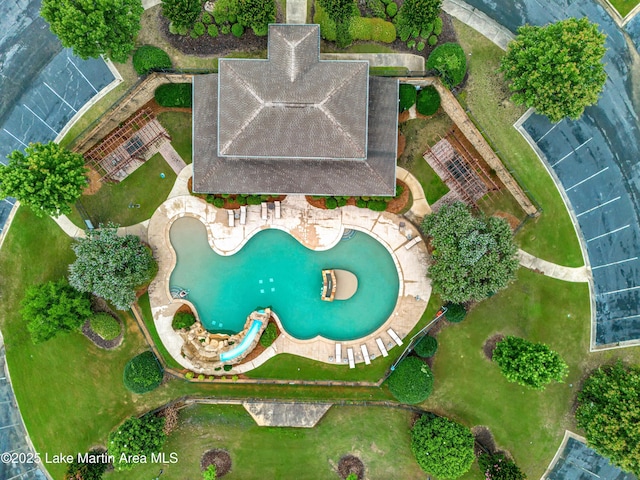64 Stoneview Summit Ct Unit 5206, Dadeville, AL 36853 - aerial overview of property's location featuring a pool