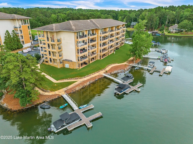 64 Stoneview Summit Ct Unit 5206, Dadeville, AL 36853 - aerial view of a large body of water and apartment complex
