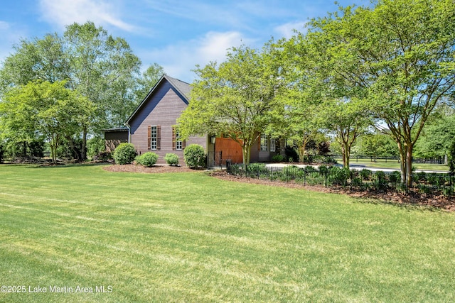 view of yard