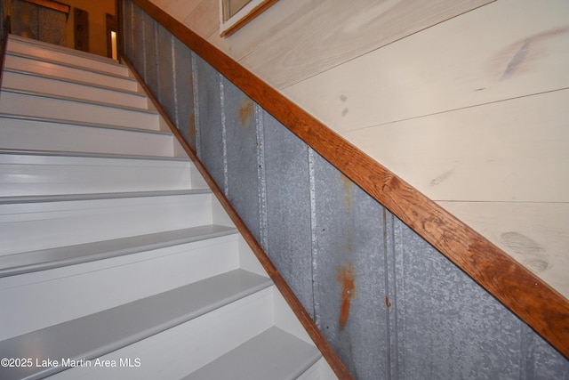 view of staircase