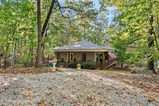 bungalow with covered porch