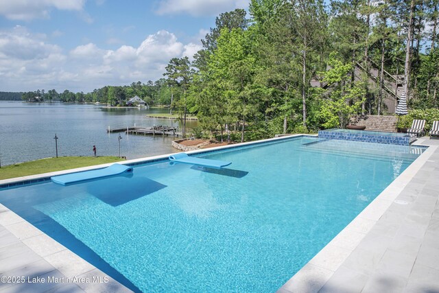 1071 Trillium W Pkwy, Eclectic, AL 36024 - pool featuring a water view and a boat dock