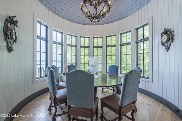 1071 Trillium W Pkwy, Eclectic, AL 36024 - dining room with wooden walls and a healthy amount of sunlight