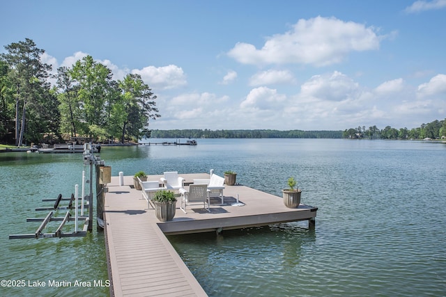 1071 Trillium W Pkwy, Eclectic, AL 36024 - dock area featuring a water view