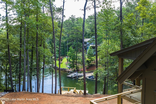 74 Cedar Rdg, Alexander City, AL 35010 - water view featuring a boat dock