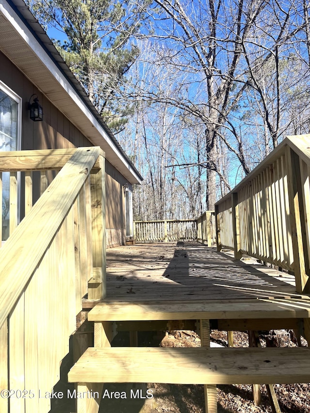 view of deck