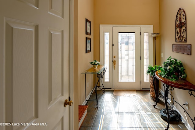 entryway featuring plenty of natural light