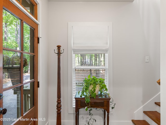 interior space featuring plenty of natural light