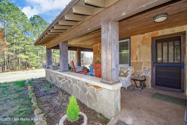 view of patio