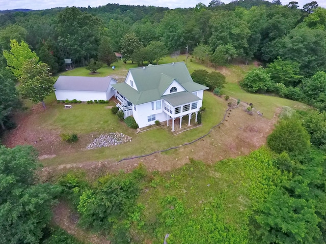 1370 County Road 759, Clanton, AL 35045 - view from above of property with a heavily wooded area