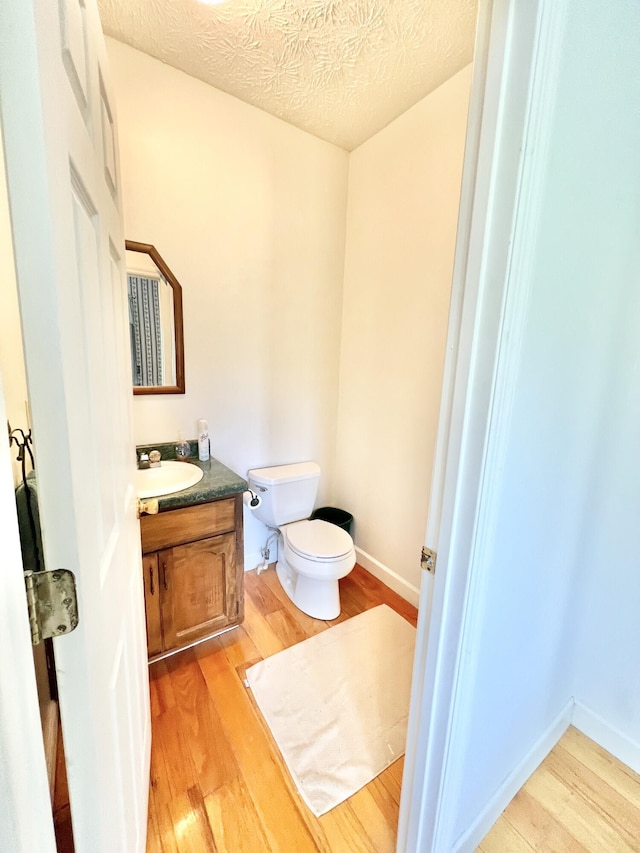 1370 County Road 759, Clanton, AL 35045 - bathroom featuring wood finished floors, vanity, and a textured ceiling