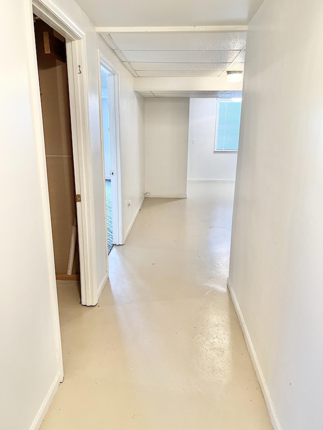 1370 County Road 759, Clanton, AL 35045 - corridor with finished concrete floors and baseboards