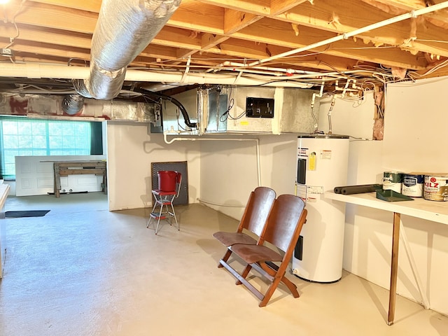 1370 County Road 759, Clanton, AL 35045 - basement with electric water heater