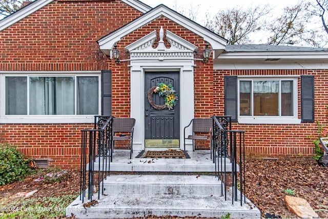 view of entrance to property