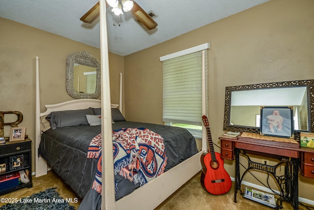 3464 Dobbs Rd, Alexander City, AL 35010 - bedroom with carpet flooring and ceiling fan