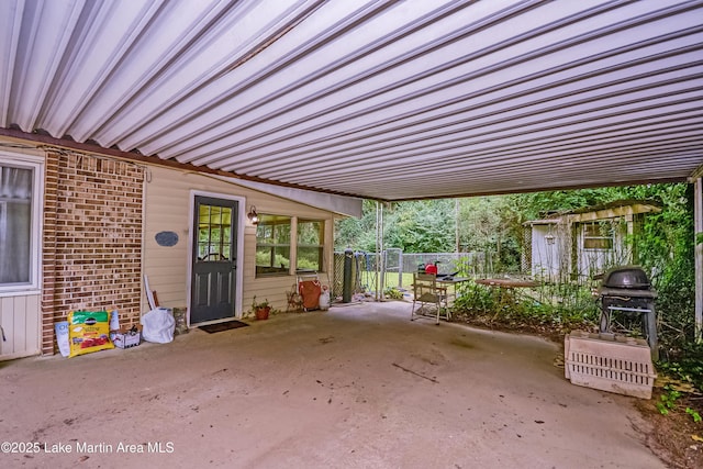 3464 Dobbs Rd, Alexander City, AL 35010 - view of patio with a carport