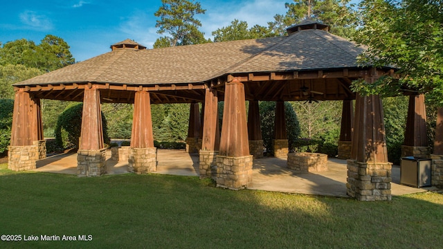 64 Stoneview Summit Ct Unit 5301, Dadeville, AL 36853 - surrounding community featuring a yard, a patio, and a gazebo