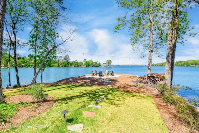 property view of water