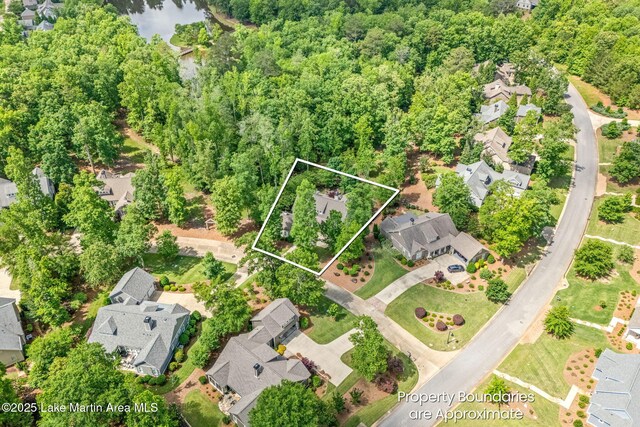 3408 Quail Cv, Opelika, AL 36801 - aerial view of residential area featuring property parcel outlined