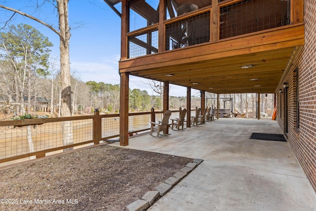57 Lakeview Pt, Alexander City, AL 35010 - view of patio