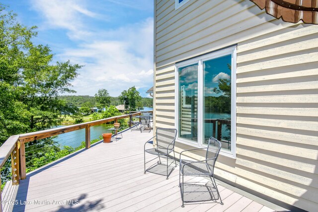 127 Ridge Crest Dr, Jacksons Gap, AL 36861 - view of wooden deck