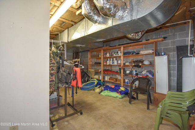 127 Ridge Crest Dr, Jacksons Gap, AL 36861 - storage with gas water heater