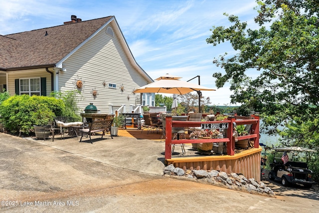 876 Ridge Rd, Dadeville, AL 36853 - view of patio with outdoor dining space