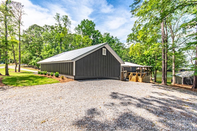 view of outbuilding