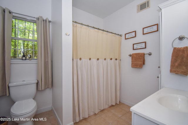 93 Restful Cv, Dadeville, AL 36853 - bathroom with vanity, tile patterned floors, and curtained shower