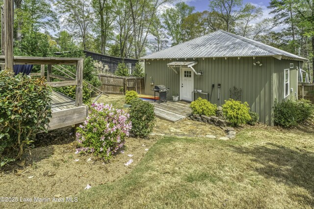 441 Cove Dr, Eclectic, AL 36024 - bedroom with a wall unit AC